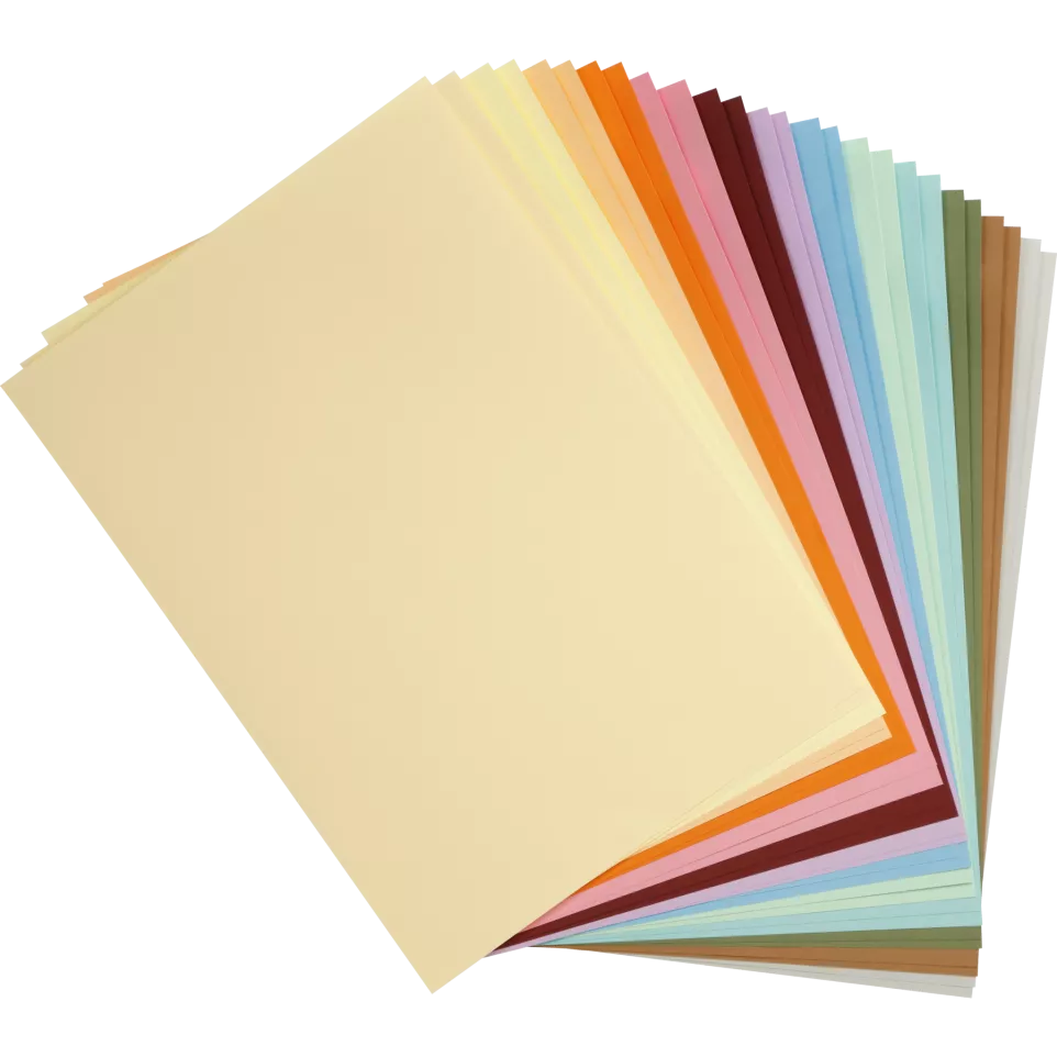 Maya 25bl 185g A4 ass pastel-/ St.