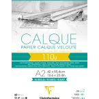 Papier Calque bloc collé 40F A2 110g/ Pce