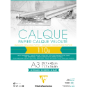 Papier Calque bloc collé 40F A3 110g/ Pce