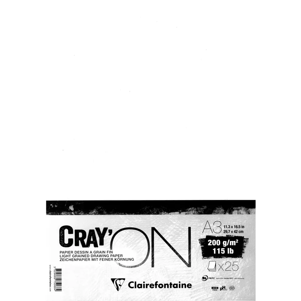 Etui Cray'On 25 blad 200g A3-/ St.