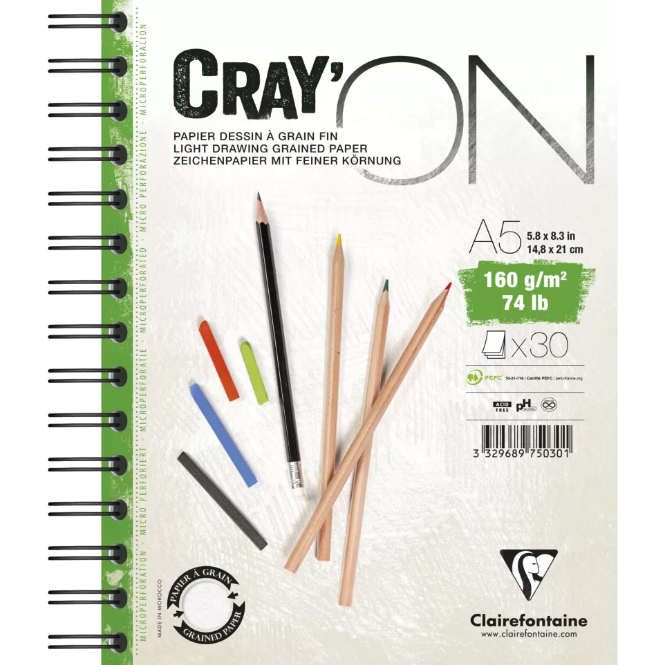 Cray'On A5 Wbnd pad 30sh 160g-/ Pc.