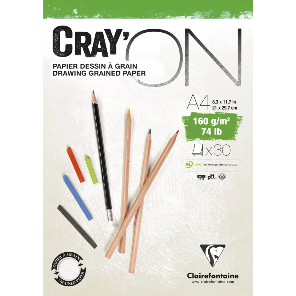 Blok Cray'On 30 blad 160g A4-/ St.