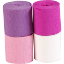 Clairefontaine Crepe Paper Strips, 5cmx10m, Pink Assortment/ Pc.