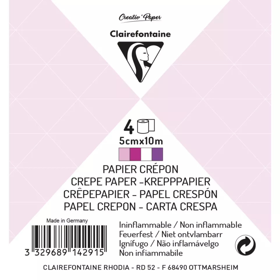 Clairefontaine Crepe Paper Strips,...