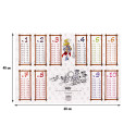 Ast3 Idéfix desk blo-tter " Tables" 60x40/ Pc.