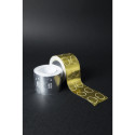 Box of 250 gift labels, gold bow-/ Pc.