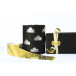 Box of 250 gift labels, gold bow-/ Pc.