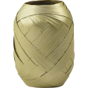 Set 24 matt ribbons 10mx7mm, Gold-10mx7mm shell, Gold/ Pc.