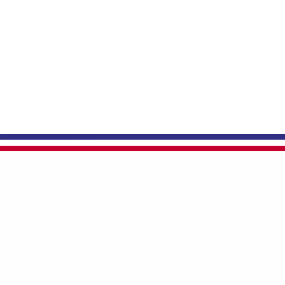 Plat. 10 bobineaux 10mx10mm, Drapeau...