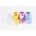 Set 24 irid. ribbons Unicorn- under shell Unicorn/ Pc.