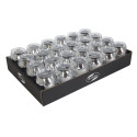 24 sierlint metal10mx7mm zilver- metal10mx7mm zilver/ St.