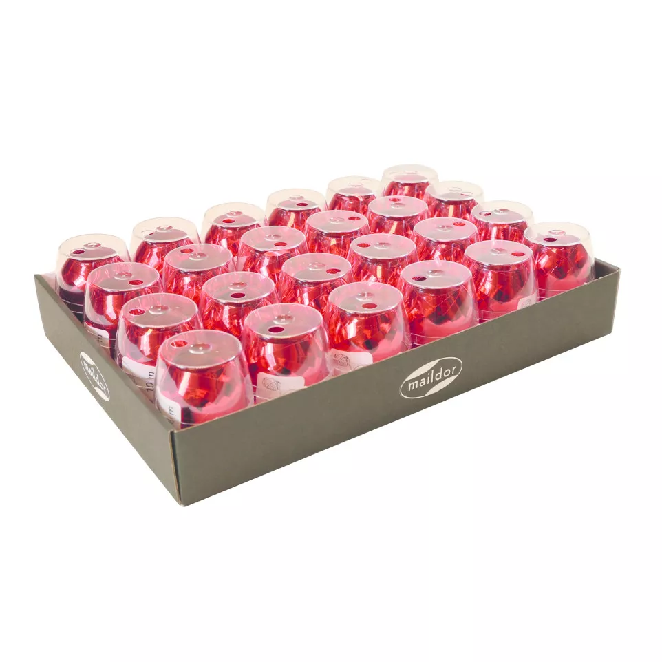 24 sierlint metal 10mx7mm rood- metal...