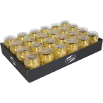 24 sierl. ei glad 10-mx7mm goud,rood,zilv/ St.