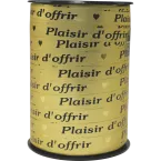 Rolls ribbon pl.doff-rir 225mx10mm Silver/ Pc.