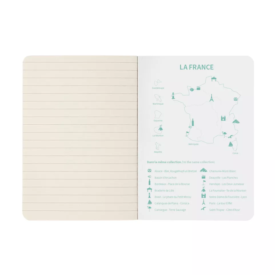 FRANCE NOTEBOOK A6 48SH L CAMEMBERT-/...