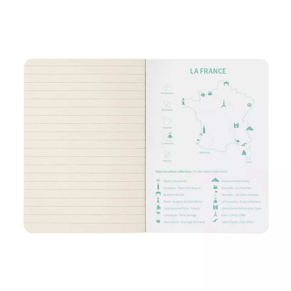 France notitieboek A-6 48bl lijn...