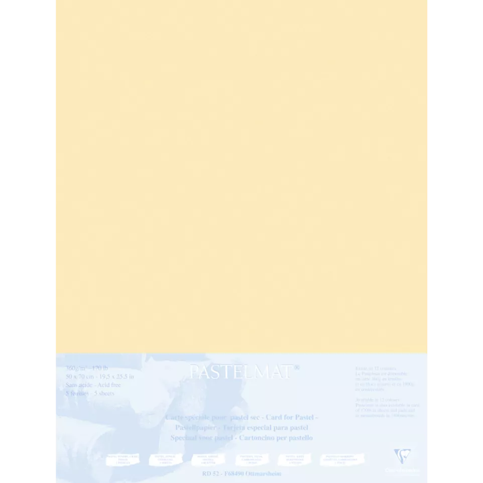 Pastelmat contrecollé 5F 50x70cm 1...