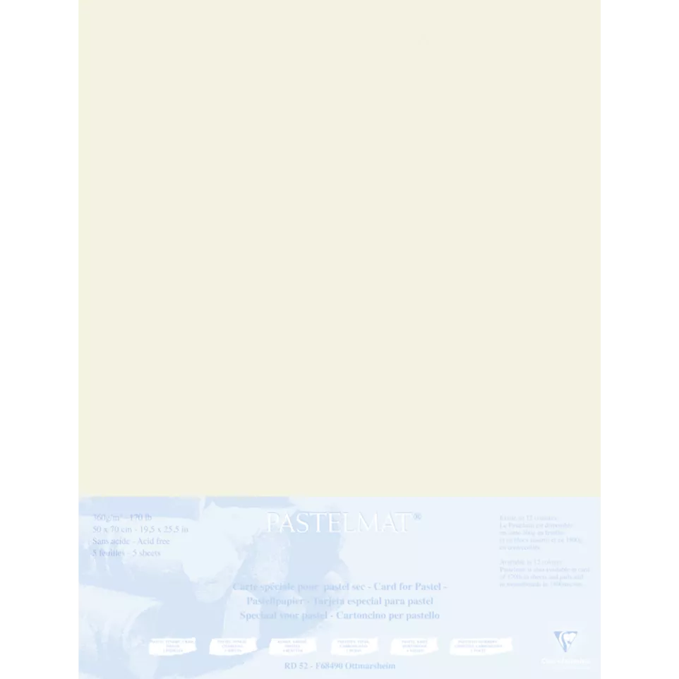 Pastelmat 5bl 1800micr.70x100 zand-/ St.