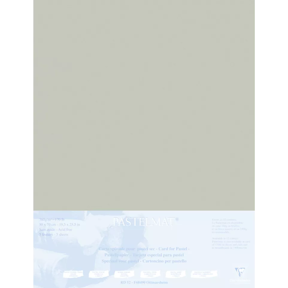Pastelmat 5bl 1800micr.70x100 bruin-/...