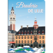 Carnet piqûre textile France A5 96 pages ligné visuel Lille papier ivoire/ Pce