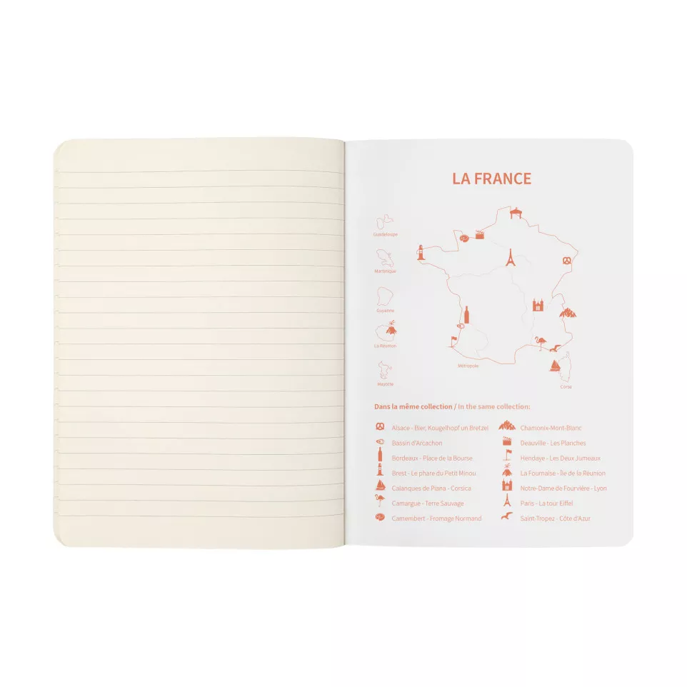 France notitieboek A-5 48bl lijn...