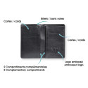 CUIR Étui universel-noir 12,4x 1,5x8 cm/ Pce