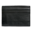 CUIR Porte carte CB-noir 7,5x10,5 cm/ Pce