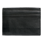 LEDER Kaartenhouder-zwart...