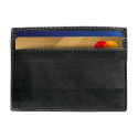 CUIR Porte carte CB-noir 7,5x10,5 cm/ Pce