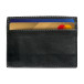 CUIR Porte carte CB-noir 7,5x10,5 cm/ Pce