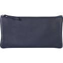 CUIR TEINTE TR plate- 22x11 cm Bleu foncé/ Pc.