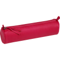GEKLEURD LEDER Etui-Ø5,5x22cm Framboos/ St.