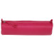GEKLEURD LEDER Etui-Ø5,5x22cm Framboos/ St.