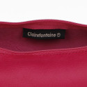 GEKLEURD LEDER Etui-Ø5,5x22cm Framboos/ St.