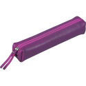 GEKLEURD LEDER Etui-19,5x2,5x4 cm Paars/ St.