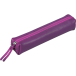 CUIR TEINTÉ Trousse SLIM 19,5x2,5x4 cm Violet/ Pce