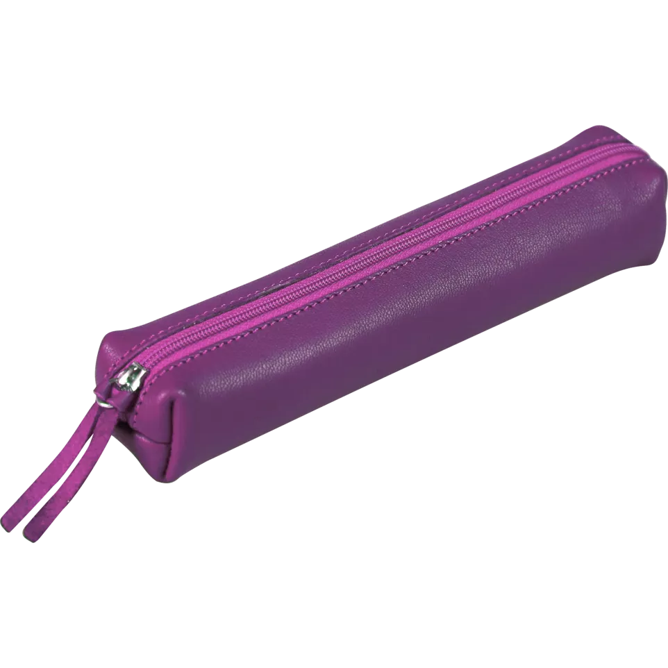 CUIR TEINTÉ Trousse SLIM 19,5x2,5x4...