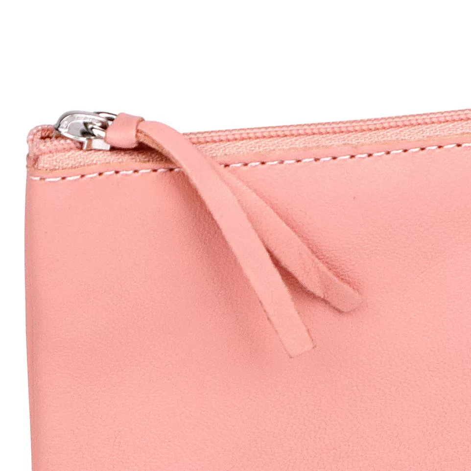 CUIR TEINTÉ Trousse plate 22x11 cm...