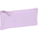 CUIR TEINTÉ Trousse plate 22x11 cm Lilas/ Pce