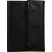 CUIR Porte-carnet A5,120p Ligné Noir/ Pce