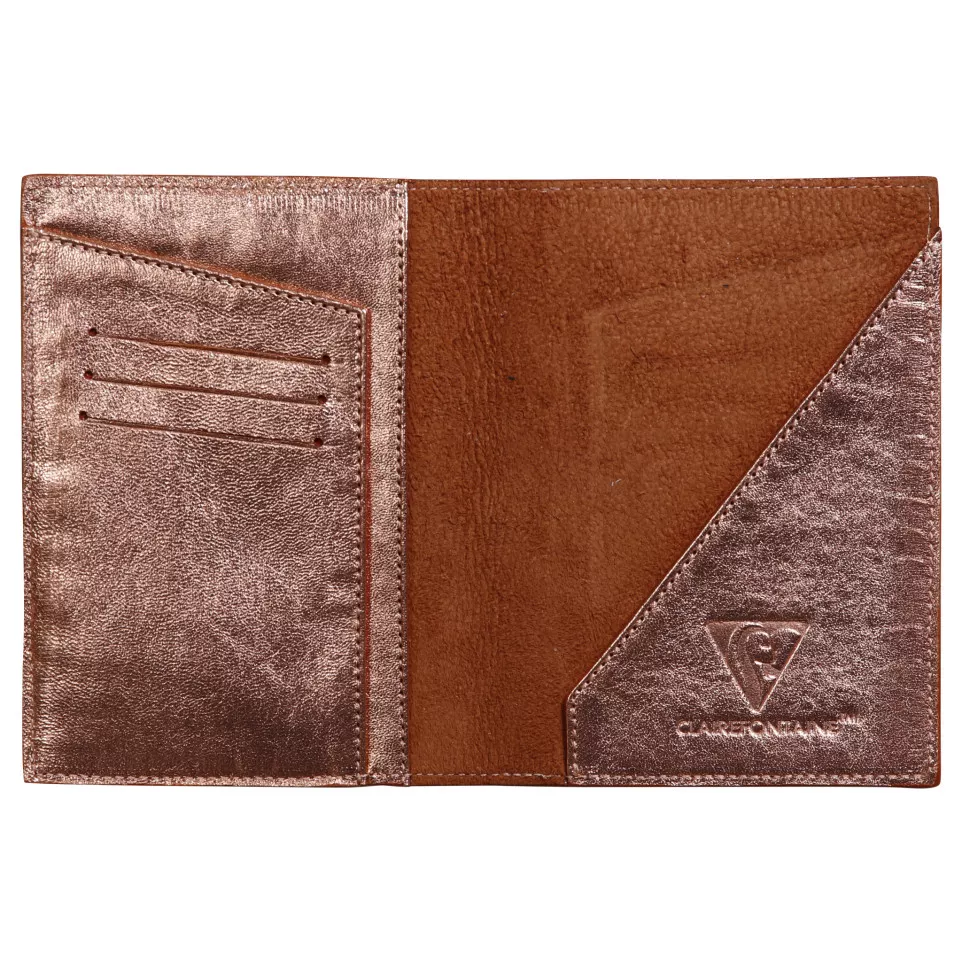 CUIRISE Reis-etui 14,5x1x10,5 Koper-/...