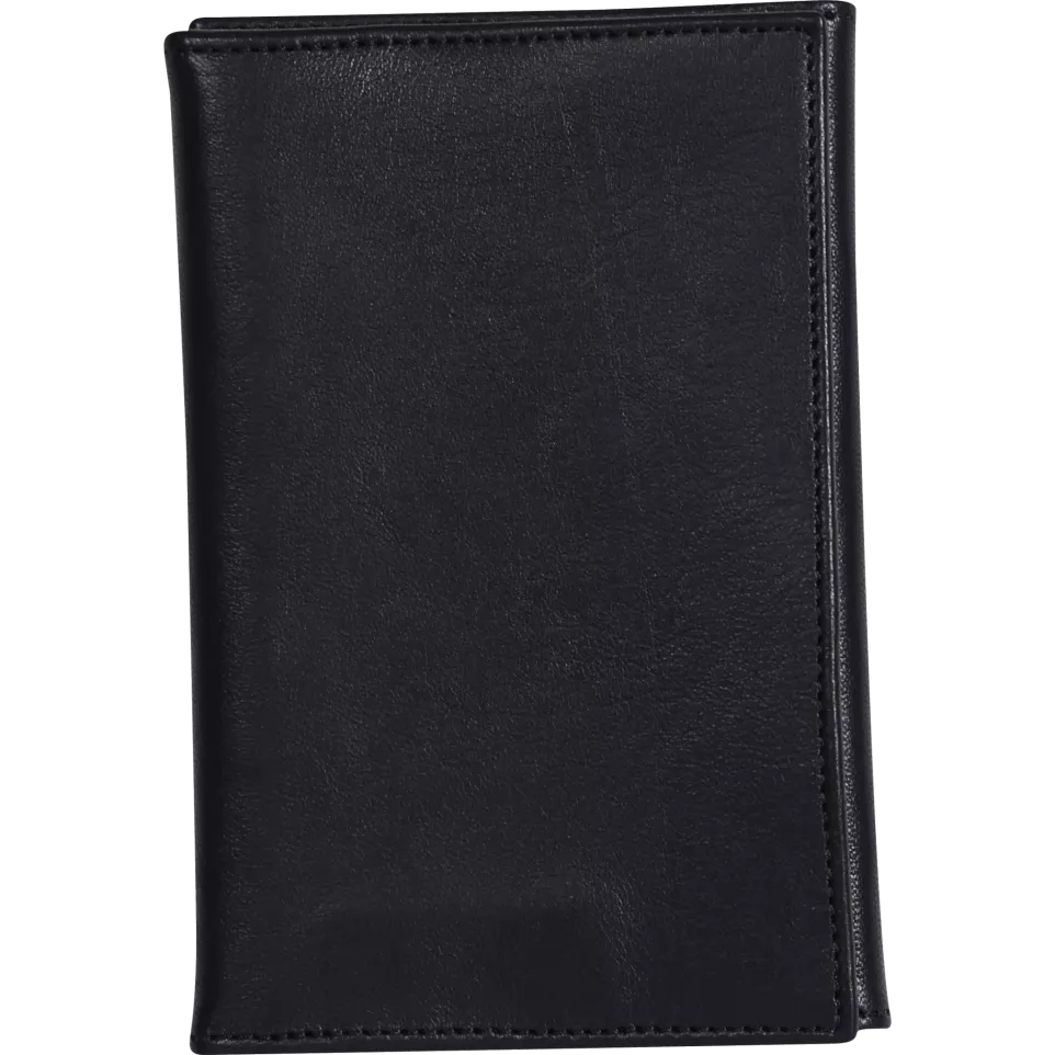 CUIR Porte-papiers 15x1x10 cm Noir-/ Pce