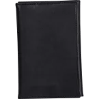 CUIR Porte-papiers 15x1x10 cm Noir-/ Pc.