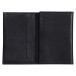 CUIR Porte-papiers 15x1x10 cm Noir-/ Pce