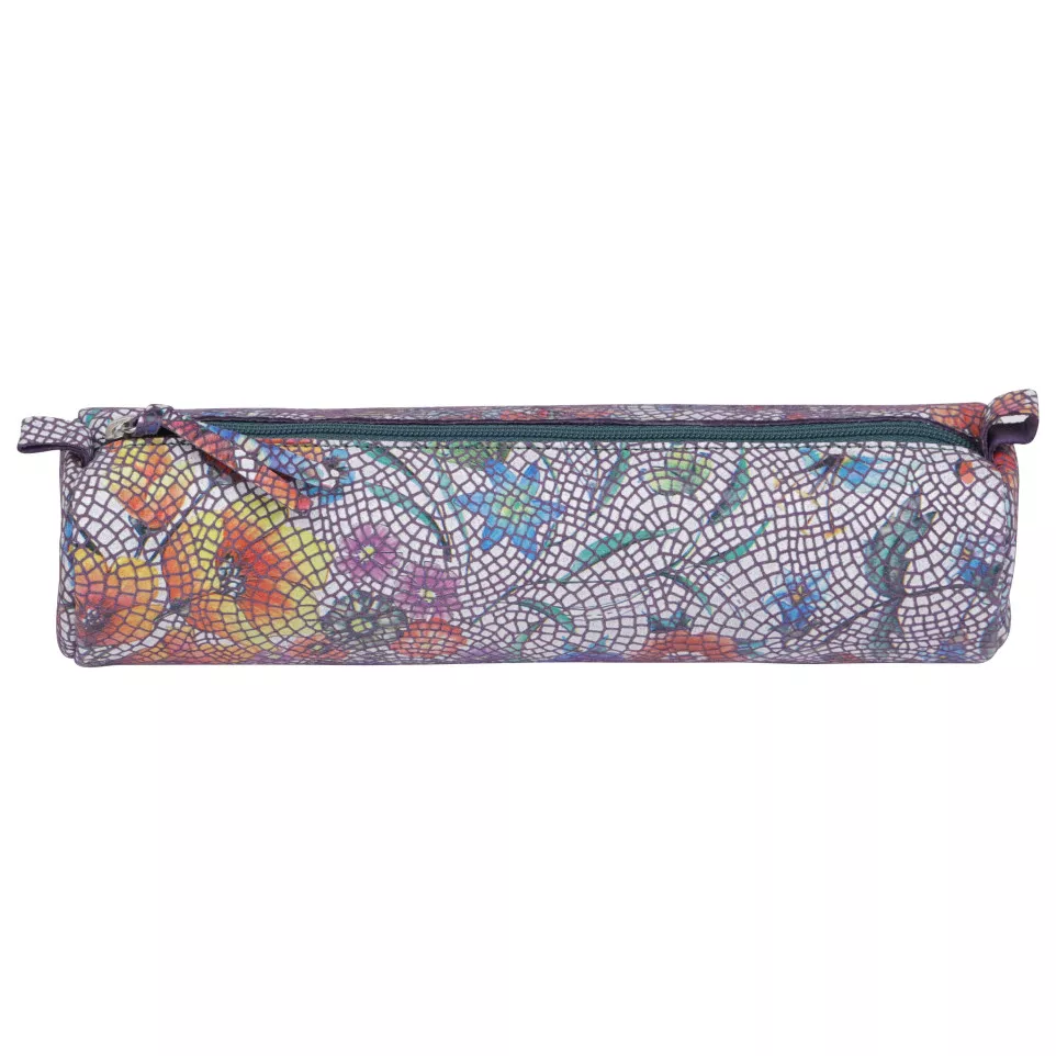 Céleste CUIR Trousse ronde Ø5,5x22 cm...