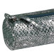 CELESTE LEDER Etui Ø-5,5x22 Groen/Zilver/ St.