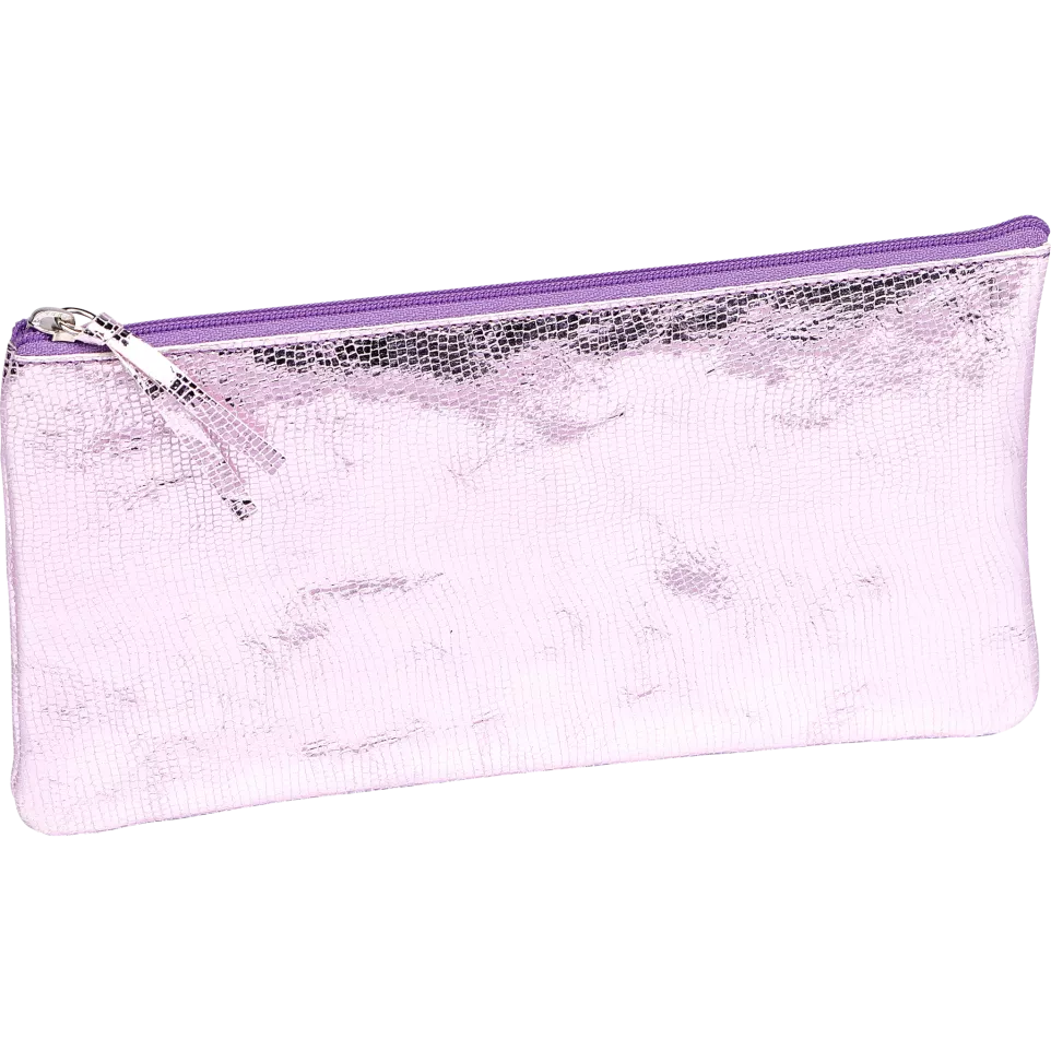 Céleste CUIR Trousse plate 22x11 cm...