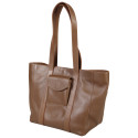 Lawrence LEDER Tas 2-5x14x24 cm Camel/ St.