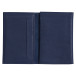 Lawrence CUIR Porte--pap 15x1x10cm Bleu/ Pce