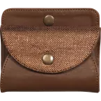 Lawrence LEDER Geldb-eugel Camel+brons/ St.